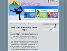 Tablet Screenshot of amazinggraceyoga.com
